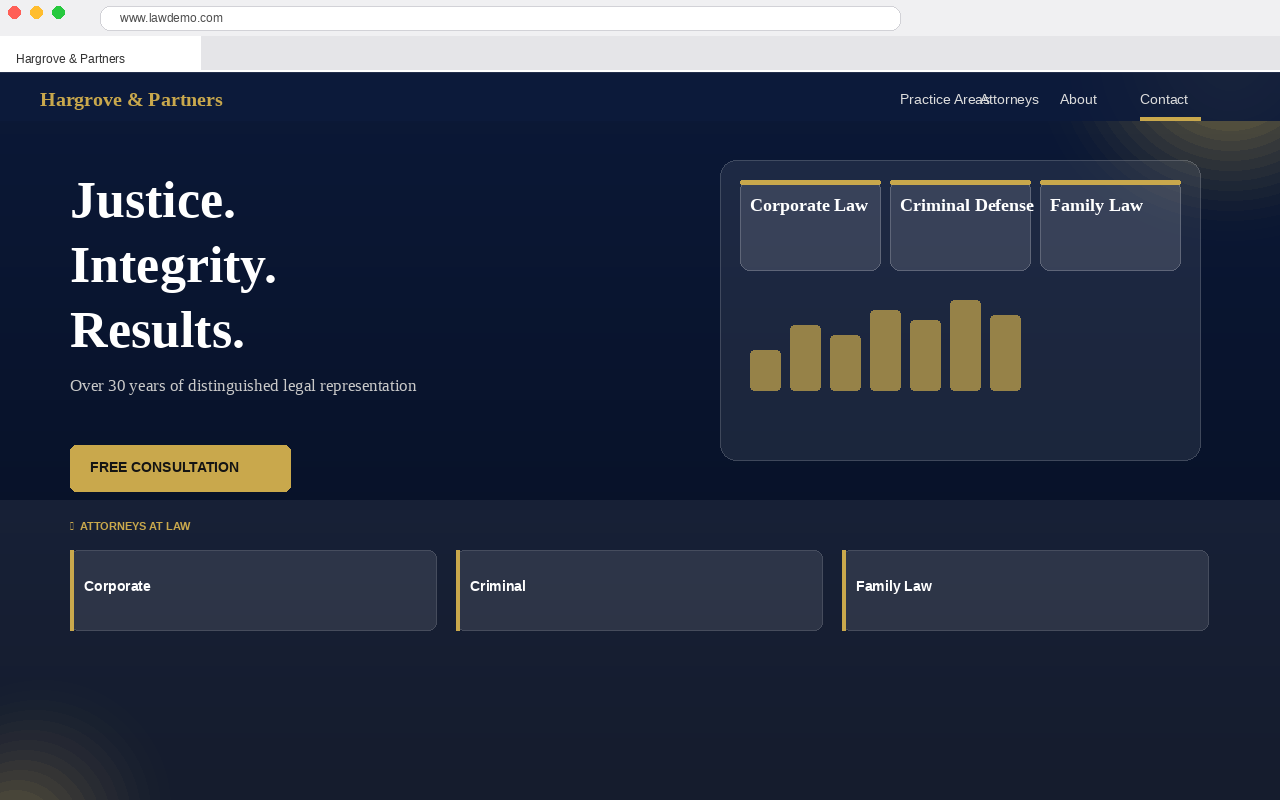 Law firm website